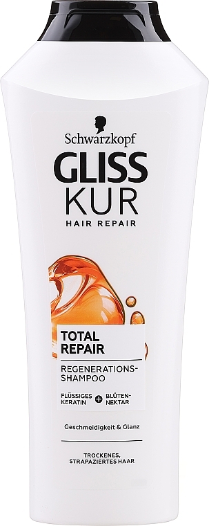 Шампунь для сухих поврежденных волос - Gliss Kur Total Repair