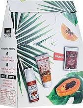 Духи, Парфюмерия, косметика Набор - Orientana Papaya (f/mask/50ml + f/gel/150ml + eye/mask/2pads)