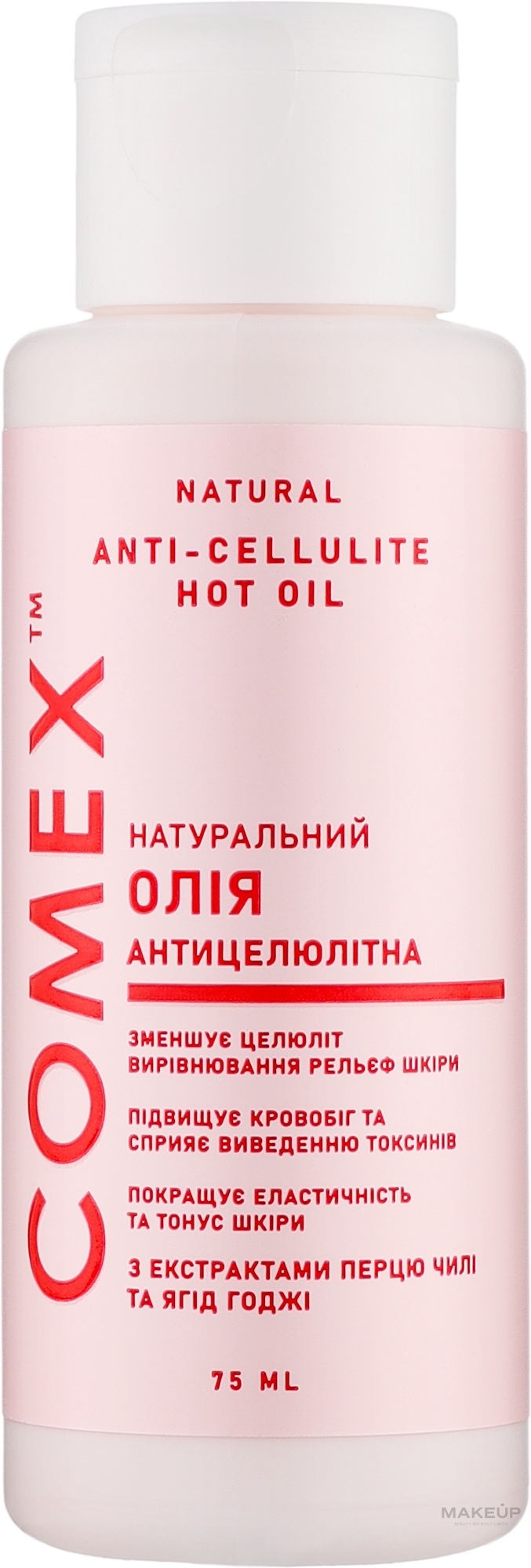 Натуральна антицелюлітна олія - Comex Ayurvedic Natural — фото 75ml