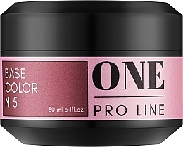 Кольорова база для гель-лаку, 30 мл - One Pro Line Base Color — фото N2