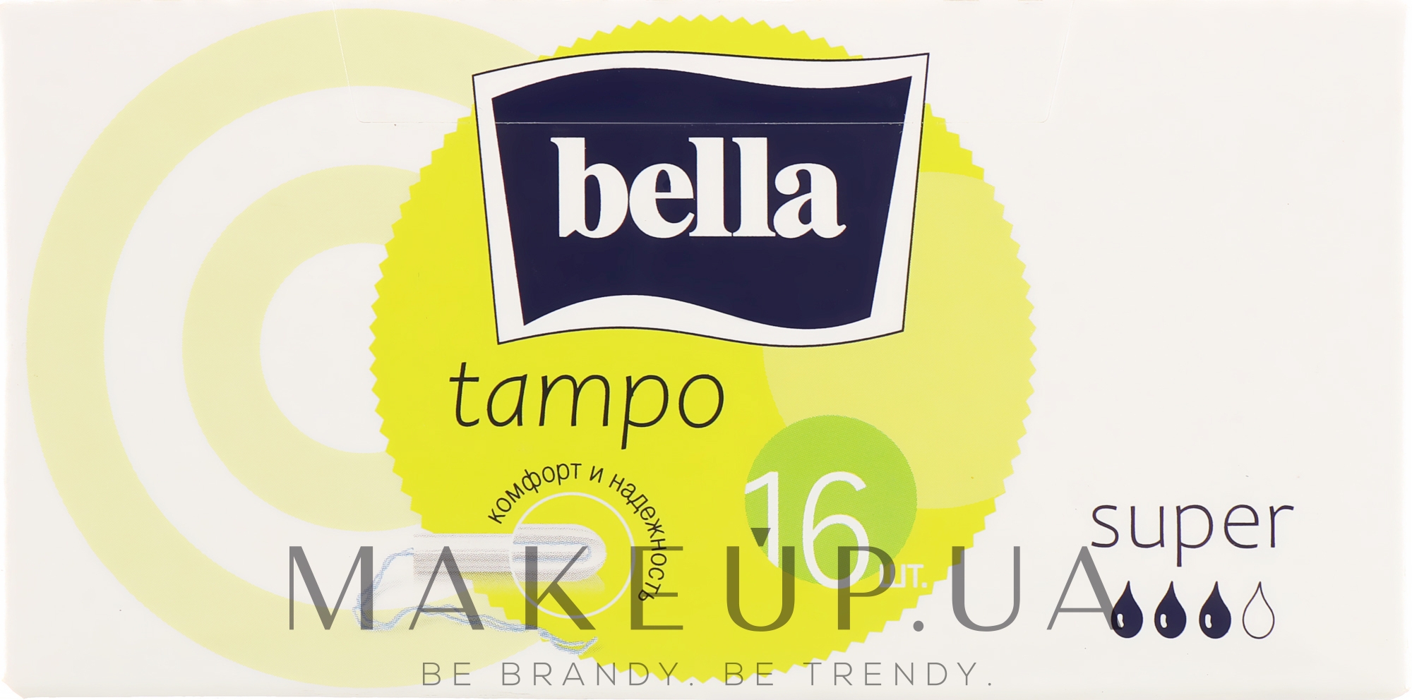 Тампони, 16 шт. - Bella Bella Premium Comfort Super Tampo — фото 16шт