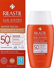 Сонцезахисний флюїд для обличчя - Rilastil Sun System Water Touch Color Fluid SPF50+ — фото N2
