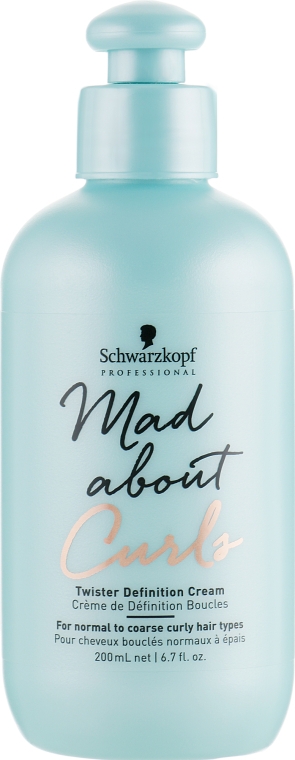 Текстурувальний крем для волосся - Schwarzkopf Professional Mad About Curls Twister Definition Cream