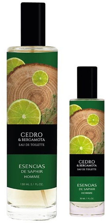 Saphir Cedro & Bergamota - Набор (edt/150ml + edt/30ml) — фото N2