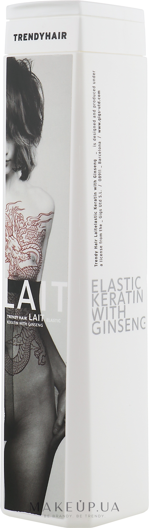 Кондиционер для волос - Trendy Hair Lait Elastic Keratin With Ginseng — фото 300ml