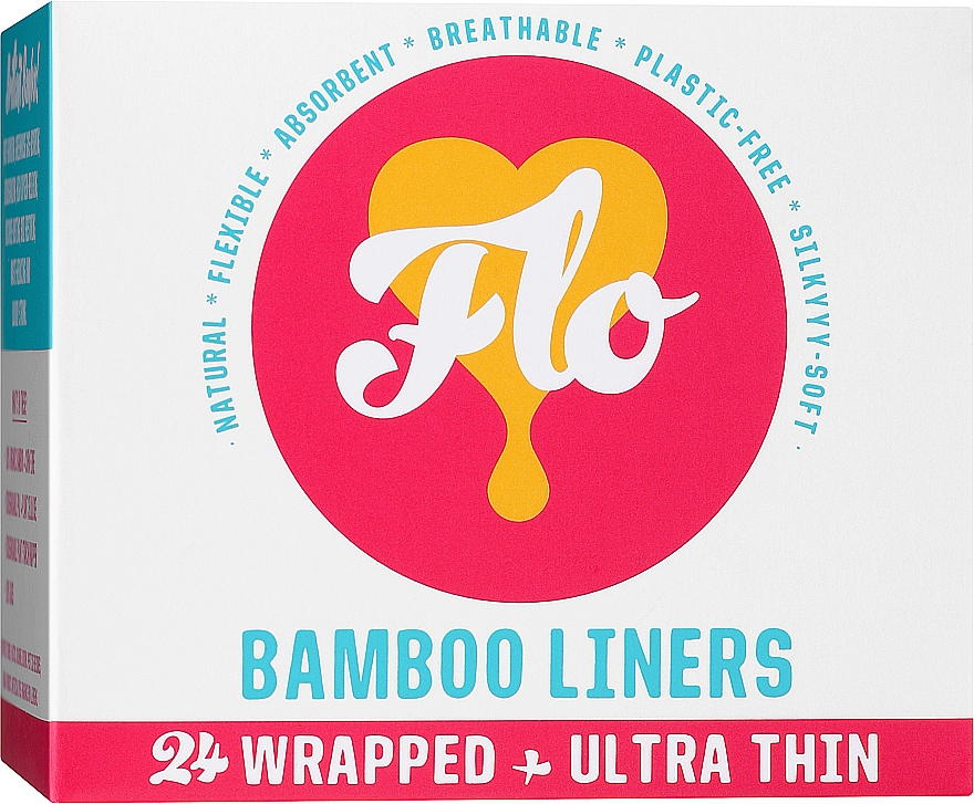 Щоденні прокладки - Flo Bamboo Panty Liners — фото N1
