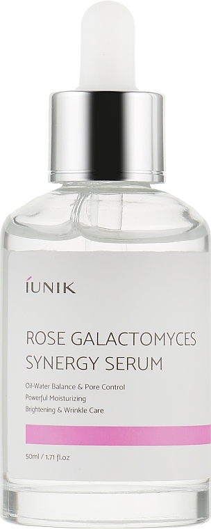 УЦЕНКА Сыворотка с розой и галактомисисом - iUNIK Rose Galactomyces Synergy Serum * — фото N2