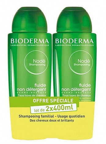 Набор - Bioderma Node Shampoo (shm/2х400ml) — фото N1