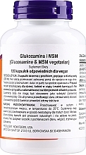 Комплекс для суставов "Глюкозамин и МСМ", капсулы - Now Foods Glucosamine & MSM Vegetarian — фото N2
