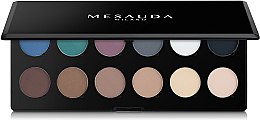 Духи, Парфюмерия, косметика Палетка матовых теней - Mesauda Milano Glam Matte Eyeshadow Palette