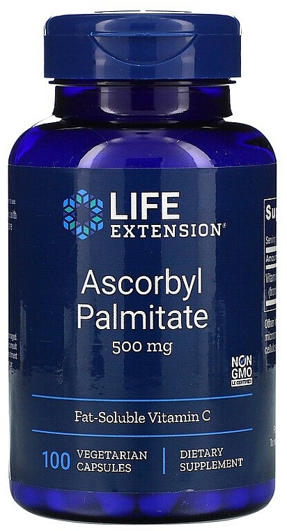 Аскорбіл пальмітат - Life Extension Ascorbyl Palmitate, 500 mg — фото N1