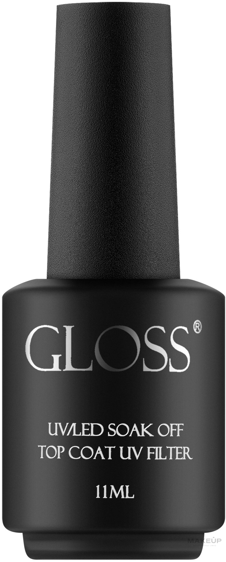 Фінішне покриття з липким шаром з UV-фільтром - Gloss Company Soak Off Top Coat UV Filter — фото 11ml