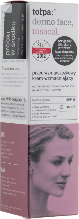 Укрепляющий крем от морщин - Tolpa Dermo Face Rosacal Face Cream