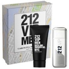 Духи, Парфюмерия, косметика Carolina Herrera 212 VIP Men - Набор (edt/100ml + sh/gel/100ml)