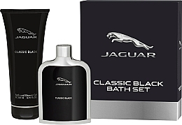 Духи, Парфюмерия, косметика Jaguar Classic Black - Набор (edt/100ml + sh/gel/200ml)