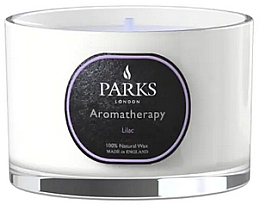 Ароматическая свеча - Parks London Aromatherapy Lilac Candle — фото N1