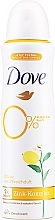 Дезодорант-спрей "Цитрус и персик", без содержания алюминия - Dove Go Fresh Citrus & Peach Deodorant — фото N1