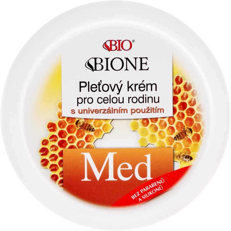 Универсальный семейный крем - Bione Cosmetics Honey + Q10 Cream — фото N1
