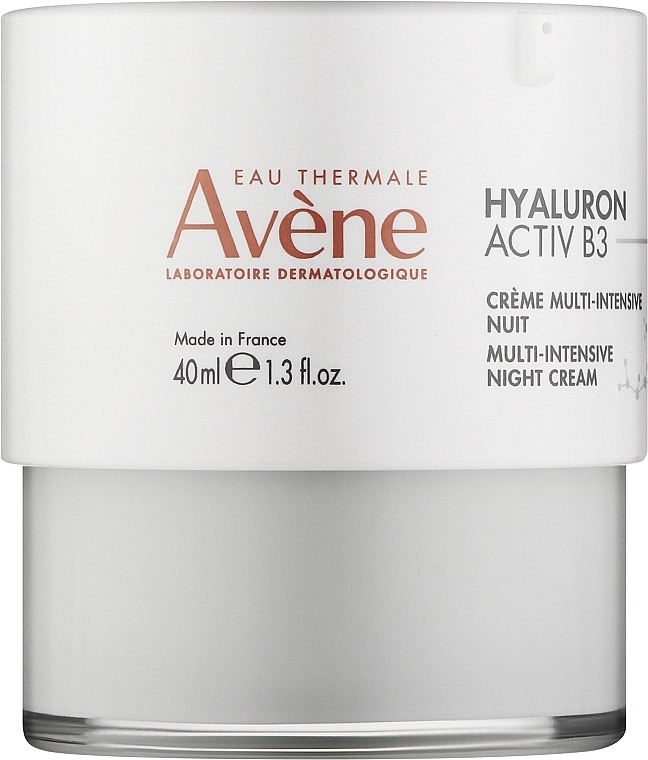 УЦІНКА Мультиінтенсивний нічний крем для обличчя - Avene Hyaluron Activ B3 Multi-Intensive Night Cream * — фото N1