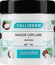 Парфумерія, косметика Зволожувальна маска для волосся з кокосовим маслом - Calliderm Hair Mask with Coconut Oil