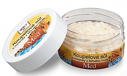 Сіль для ванни з мінералами Мертвого моря - Bione Cosmetics Honey + Q10 Bath Salt — фото N2