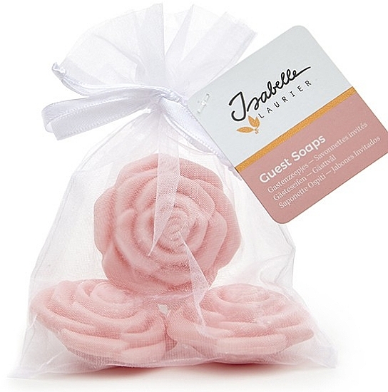 Мыльные розы в мешочке из органзы "Pink–Roses" - Isabelle Laurier Soap  — фото N1