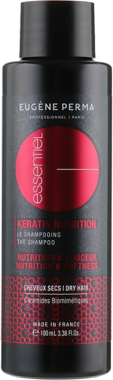Шампунь с кератином "Интенсивно-питательный" - Eugene Perma Essentiel Keratin Nutrition Shampoo — фото N1