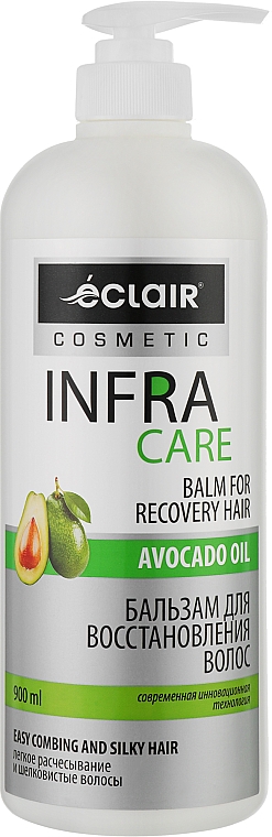 Бальзам для відновлення волосся - Eclair Infra Care Avocado Oil Balm — фото N1