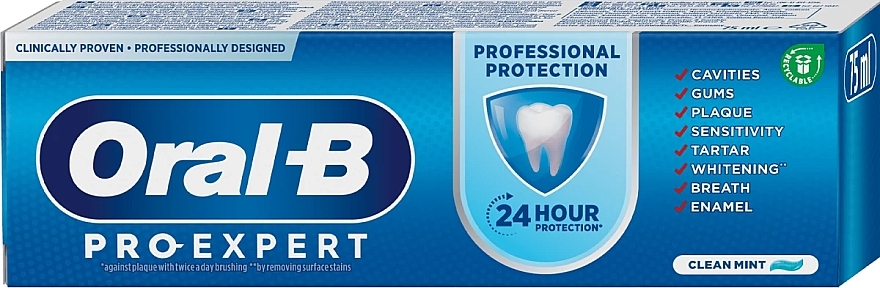 Зубная паста "Свежая мята" - Oral-B Pro-Expert Professional Protection Toothpaste Fresh Mint — фото N1