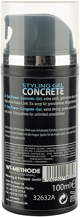 Стайлинг-гель для волос мужской - Placen FormulaStyling Gel Concrete — фото N3