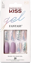 Духи, Парфюмерия, косметика Набор накладных ногтей, размер L - Kiss Gel Fantasy Ready to Wear Gel Rainbow Rings