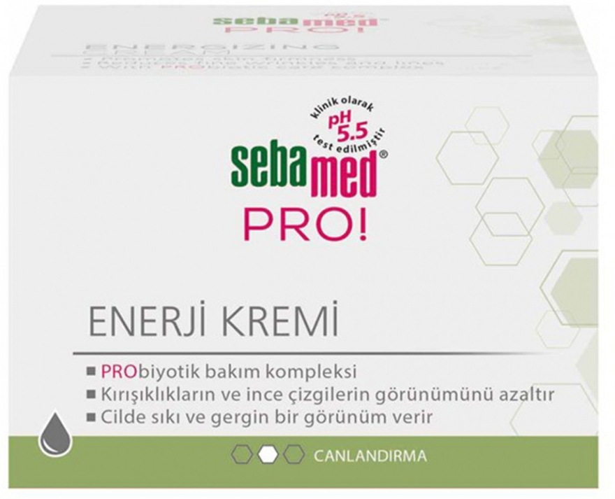 Энергетический крем для лица с пробиотиками - Sebamed PRO! Energizing Cream — фото N3