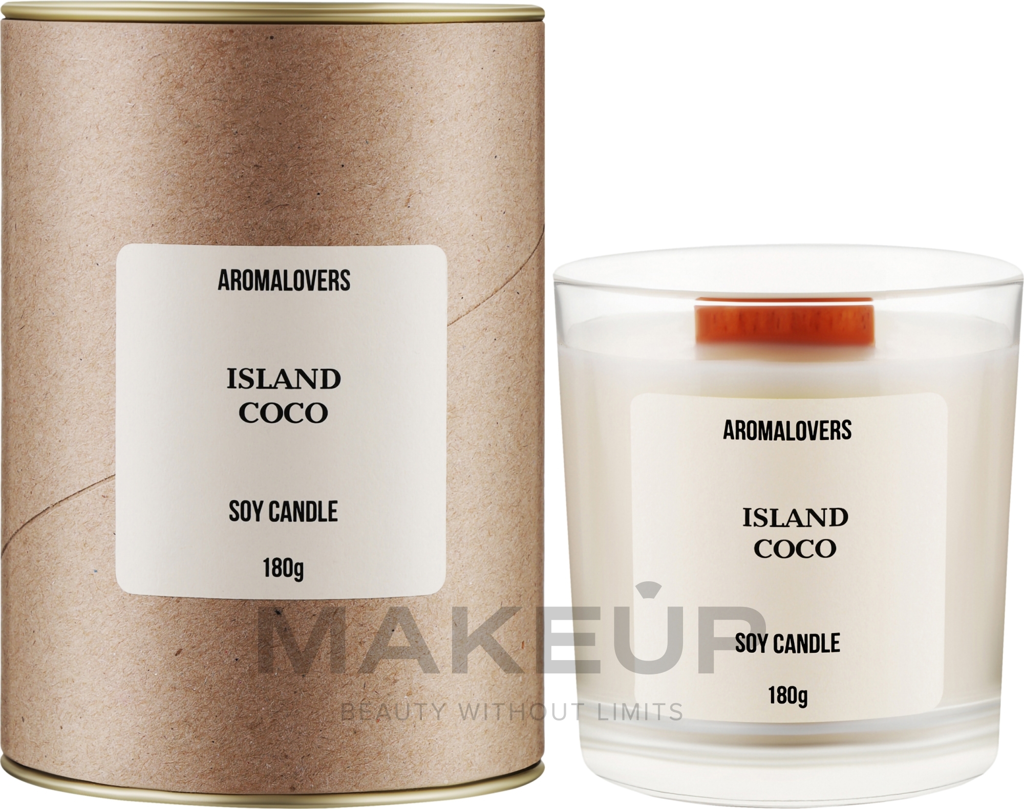 Ароматична свічка у склянці "Island Coco" - Aromalovers — фото 180g