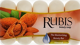 Мило "Мигдаль" у екоупаковці - Rubis Care Almond The Moisturising Beauty Bar — фото N1