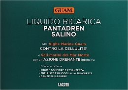 Духи, Парфюмерия, косметика Жидкость для пропитки штанов для солевого обертывания - Guam Pantaderm Salino