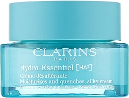 Дневной крем для нормальной и сухой кожи лица - Clarins Hydra-Essentiel Moisturizes And Quenches Silky Cream Normal To Dry Skin — фото N1