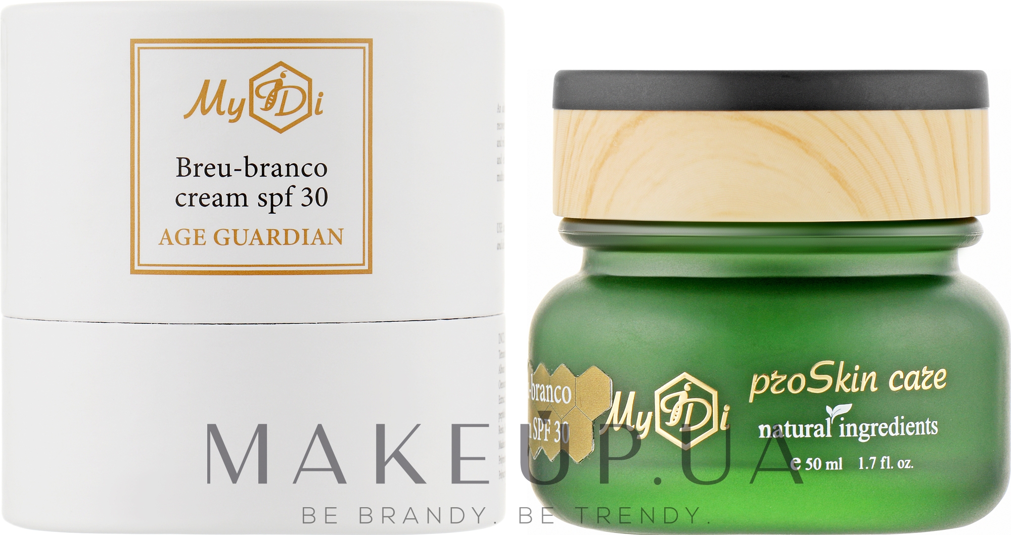 Про-коллагеновый дневной лифтинг-крем SPF 30 - MyIDi Age Guardian Breu-Branco Cream Spf 30 — фото 50ml