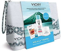 Духи, Парфюмерия, косметика Комплексный набор-уход - Vichy Aqualia Thermal (micel/water/100ml + gel/10ml + gel/cr/15ml + sh/6ml)