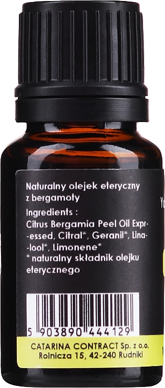 Натуральное эфирное масло "Бергамот" - E-Fiore Bergamot Natural Essential Oil — фото N2