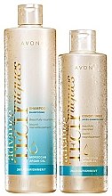 Парфумерія, косметика Набір - Avon Advance Techniques (shm/400ml + cond/250ml)