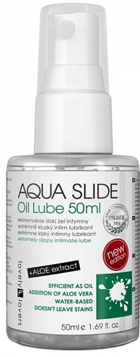 Увлажняющий гель-смазка с масляным эффектом - Lovely Lovers Benefitnet Aqua Slide Oil — фото N1