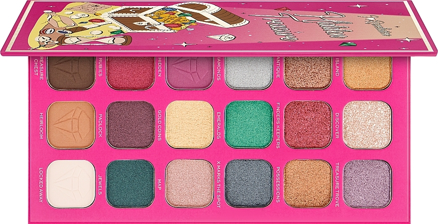 Палетка тіней - I Heart Revolution Book of Spells Hidden Treasure Eyeshadow Palette