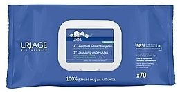 Парфумерія, косметика Очищувальні серветки з термальною водою, 70 шт.           - Uriage Baby 1st