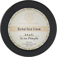Аюрведический анти-акне крем против прыщей и угрей - Khadi Natural Herbal Acne Pimple Cream — фото N3