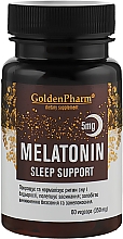 Парфумерія, косметика Диетическая добавка "Мелатонин", 5 мг - Голден Фарм Melatonin Sleep Support