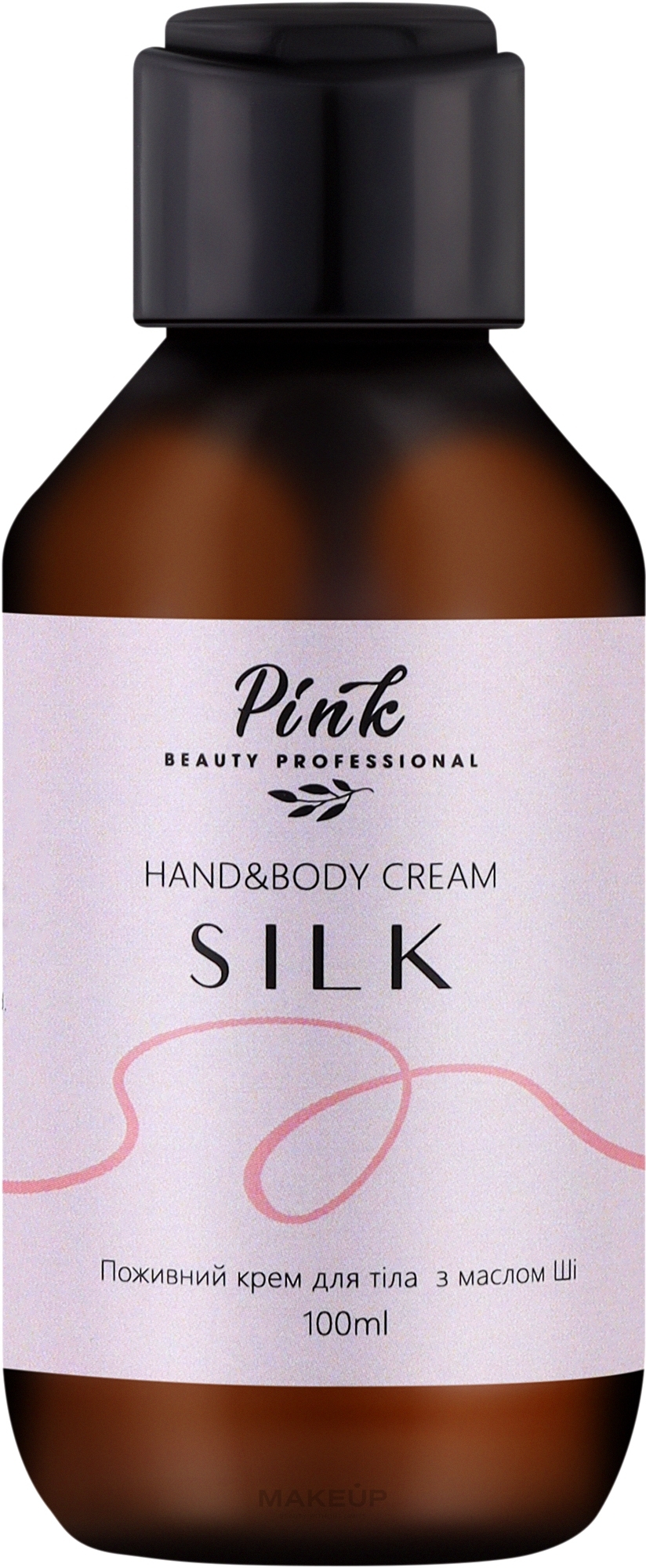 Поживний крем для тіла та рук з маслом Ші "Silk" - Pink Hand & Body Cream — фото 100ml