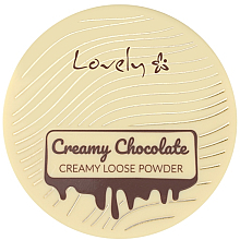 Шоколадная матовая бронзирующая пудра для лица и тела - Lovely Creamy Chocolate Loose Powder — фото N1