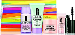 ПОДАРОК! Набор - Clinique All About Clean Set (f/soap/30ml + remover/30ml + f/cr/15ml + eye/gel/5ml +mascara/3,5ml + bag) — фото N1