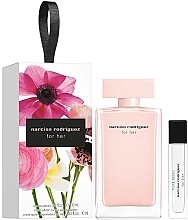 Narciso Rodriguez For Her - Набор (edp/100ml + edp/10ml) — фото N1