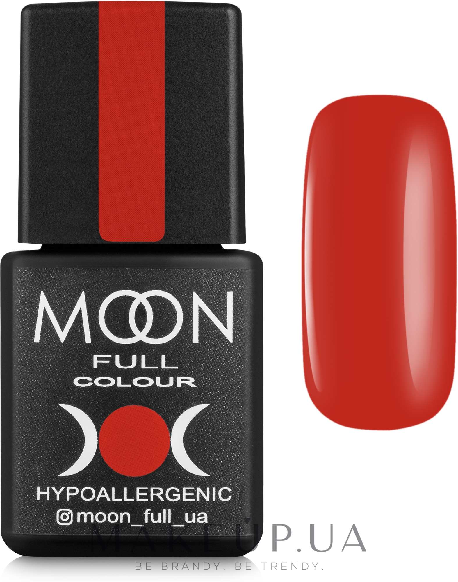 Гель-лак для ногтей - Moon Full Ferrari — фото 802 - Ярко-красный